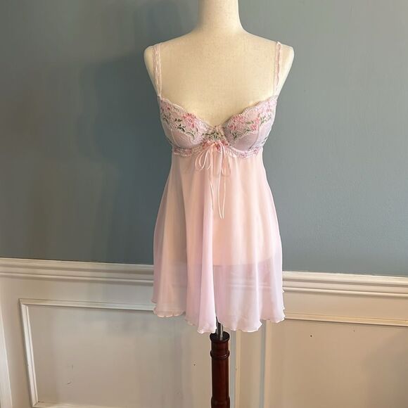 Women’s Large sexy Babydoll Lingerie Vintage Fashion Bug Valentine’s Day teddy - Picture 7 of 13